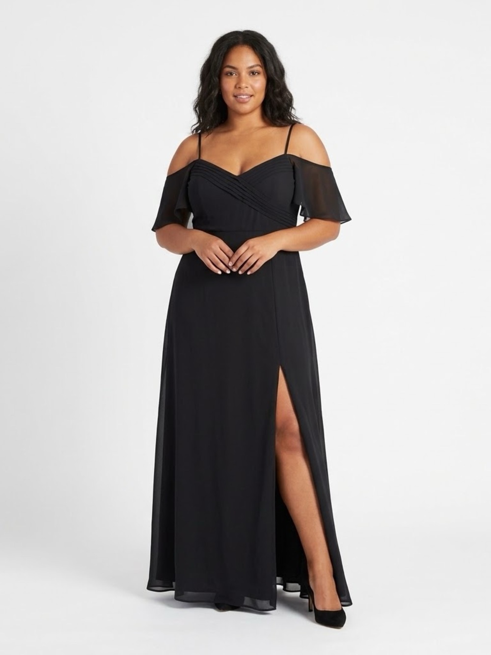 NWT Birdy Grey Spence Convertible Bridesmaid Dress Black XL